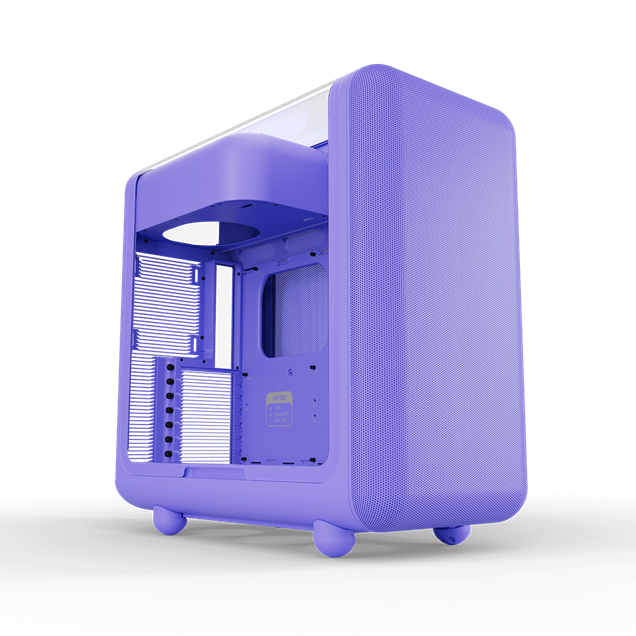 HYTE X50 Taro Milk Mid Tower Gaming Case - Purple 